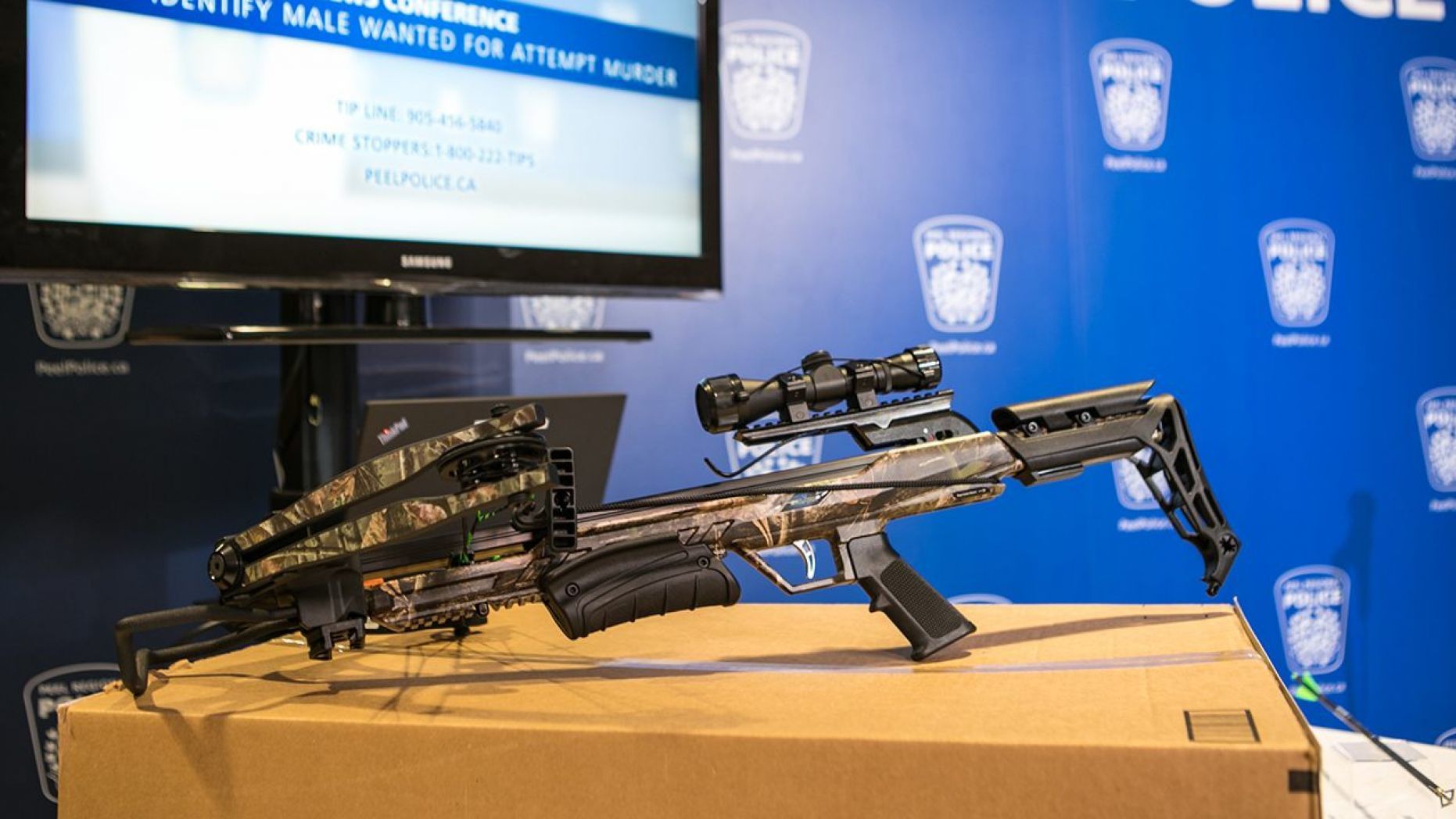 Crossbow from Fox News via Peel Regional Police